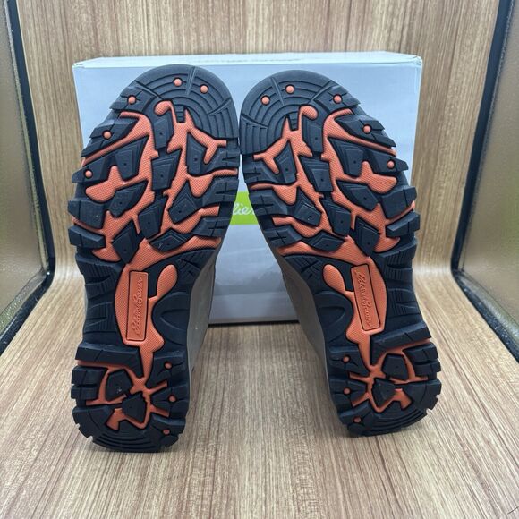 Eddie Bauer Lincoln Rock WATERPROOF HIKING color Bungee cord Men size 12 M Boots - Picture 7 of 9